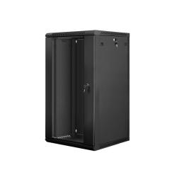 Szafa instalacyjna Rack wisząca 19" 22U 600x600 czarna...