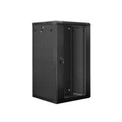 Szafa instalacyjna Rack wisząca 19" 22U 600x600 czarna...