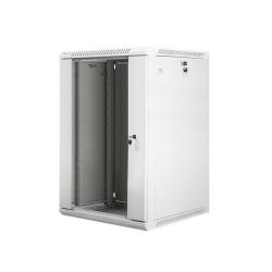 Szafa instalacyjna Rack wisząca 19" 18U 600x600 szara...