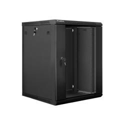 Szafa instalacyjna Rack wisząca 19" 15U 600x600 czarna...