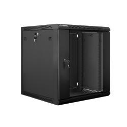 Szafa instalacyjna Rack wisząca 19" 12U 600x600 czarna...