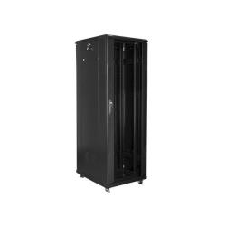 Szafa instalacyjna Rack stojąca 19" 37U 600x800 czarna Lanberg (flat pack)