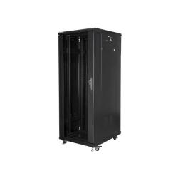 Szafa instalacyjna Rack stojąca 19" 32U 600x800 czarna Lanberg (flat pack)