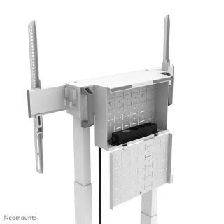 Wózek mobilny do ekranów z regulacją wysokości Neomounts FL55-875WH1 55"-100" 110kg biały