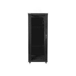 Szafa instalacyjna Rack stojąca 19" 32U 600x800 czarna Lanberg (flat pack)