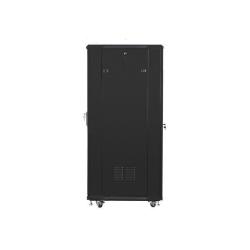 Szafa instalacyjna Rack stojąca 19" 32U 600x800 czarna Lanberg (flat pack)