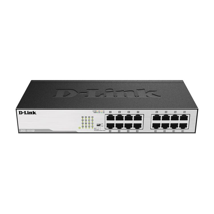 Switch niezarządzalny D-Link DGS-1016D L2 16x1000Mbit (RJ45) Desktop/Rack