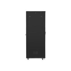 Szafa instalacyjna Rack stojąca 19" 47U 800x1000 czarna Lanberg (flat pack)