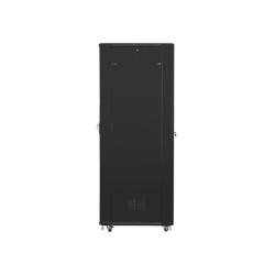 Szafa instalacyjna Rack stojąca 19" 47U 800x1000 czarna Lanberg (flat pack)