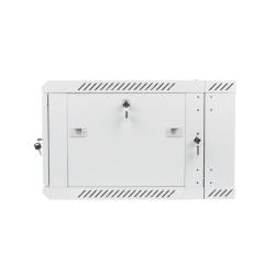 Szafa instalacyjna Rack dwusekcyjna wisząca 19" 6U 600x600 szara Lanberg (flat pack)