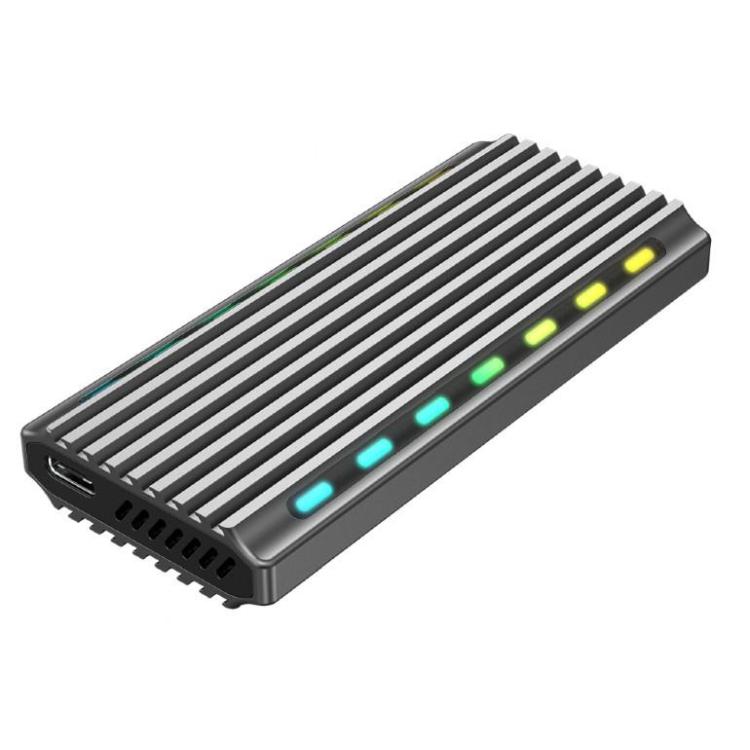 Obudowa dysku M.2 NVME Aluminiowa LED USB 3.1