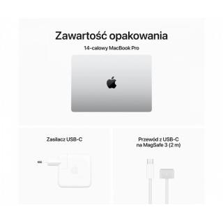 MacBook Pro 14,2 cali: M3 8/10, 8GB, 1TB - Gwiezdna szarość