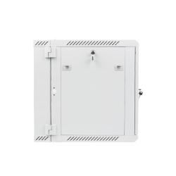 Szafa instalacyjna Rack dwusekcyjna wisząca 19" 12U 600x600 szara Lanberg (flat pack)