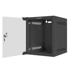 Szafa instalacyjna Rack wisząca 10" 6U 280x310mm czarna Lanberg (flat pack)