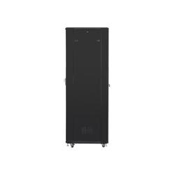 Szafa instalacyjna Rack stojąca 19" 37U 800x800 Drzwi Szklane czarna Lanberg (flat pack)