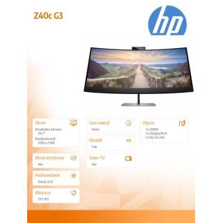 Monitor zakrzywiony 39.7 cali Z40c G3 5K 3A6F7AA