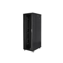 Szafa instalacyjna Rack stojąca 19" 42U 800x1200 czarna Lanberg (flat pack)