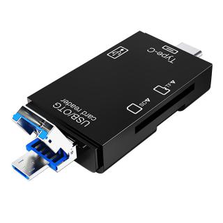 VAKOSS CZYTNIK KART 6W1 USB A/ MICRO USB/ USB C/ SD/...