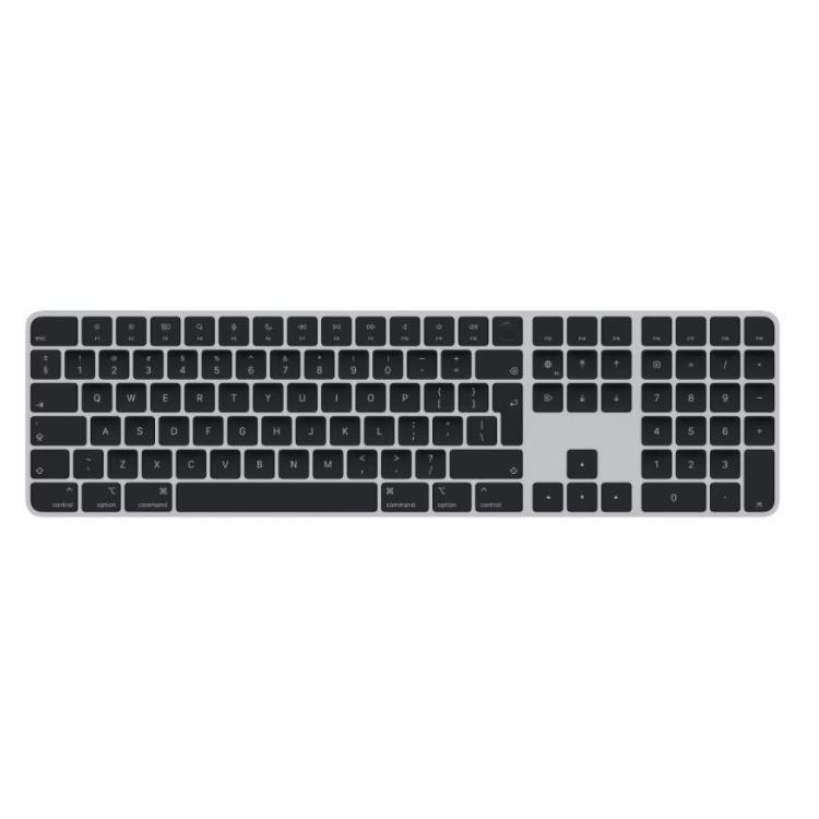 Klawiatura Magic Keyboard z Touch ID i polem numerycznym dla modeli Maca z czipem Apple - angielski (międzynarodowy) - czarne