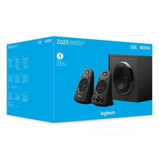 Zestaw głośników Logitech Z-623 Speaker 980-000403 (2.1 kolor czarny)