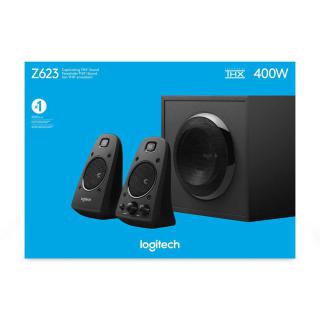 Zestaw głośników Logitech Z-623 Speaker 980-000403 (2.1 kolor czarny)