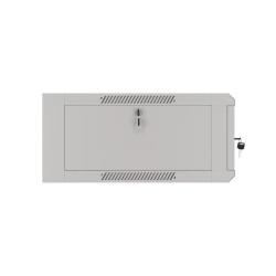 Szafa instalacyjna Rack wisząca 19" 4U 570x600 szybki montaż szara Lanberg (flat pack)