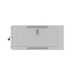 Szafa instalacyjna Rack wisząca 19" 4U 570x600 szybki montaż szara Lanberg (flat pack)