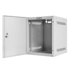 Szafa instalacyjna Rack wisząca 10" 6U 280x310mm szara Lanberg (flat pack) drzwi metalowe