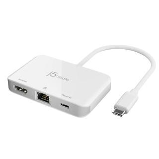 Stacja dokująca j5create USB-C to 4K HDMI Ethernet...