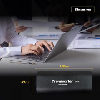 Dysk SSD 512GB Transporter 1000/1000 MB/s Type-C