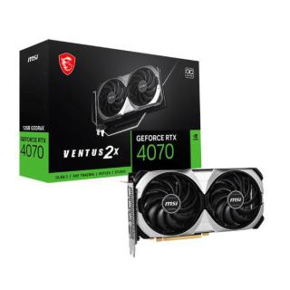 Karta graficzna GeForce RTX 4070 VENTUS 2X E 12GB OC GDDRX6 192bit 3DP