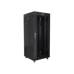 Szafa instalacyjna Rack stojąca 19" 27U 600x600 czarna...