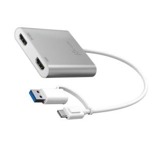 Adapter j5create USB-C to Dual HDMI Multi-Monitor Adapter...