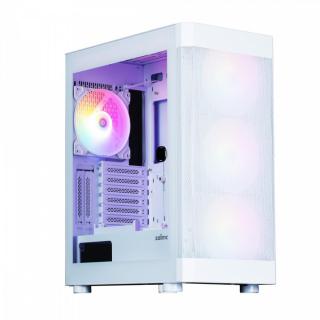 Obudowa I4 TG ATX Mid Tower 4 fans RGB Biała