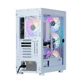 Obudowa I4 TG ATX Mid Tower 4 fans RGB Biała