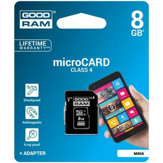 Karta GoodRam M40A-0080R11 (8GB Class 4)