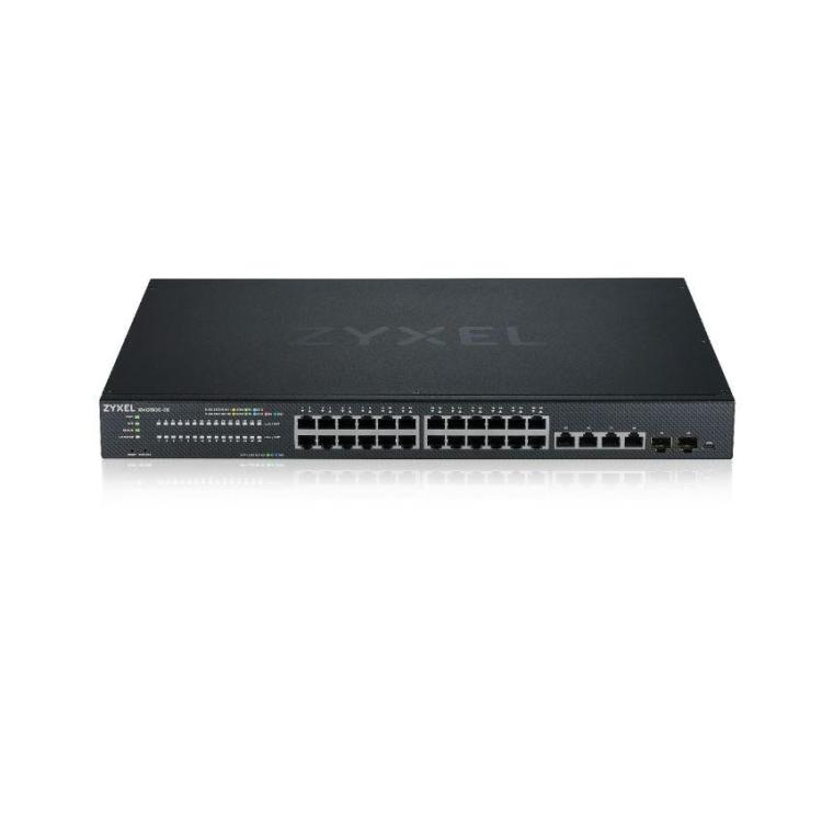 Przełącznik XMG1930-30, 24-port 2.5GbE Smart Managed Layer 2 Switch with 4 10GbE and 2 SFP+ Uplink