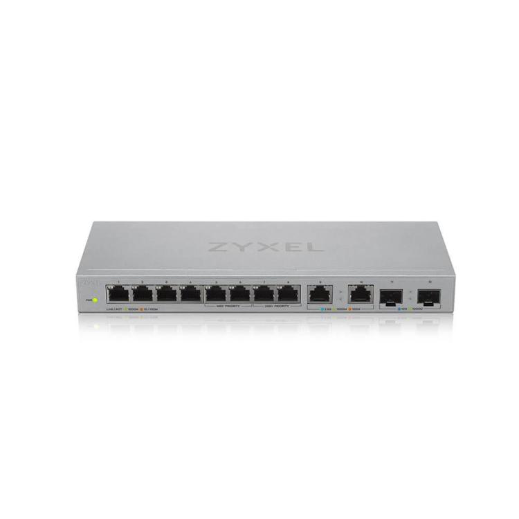 Przełącznik 12-Port Gigabit Unmanaged Switch with 8-Port 1G + 2-Port 2.5G + 2-Port SFP+ XGS1010-12-ZZ0102F