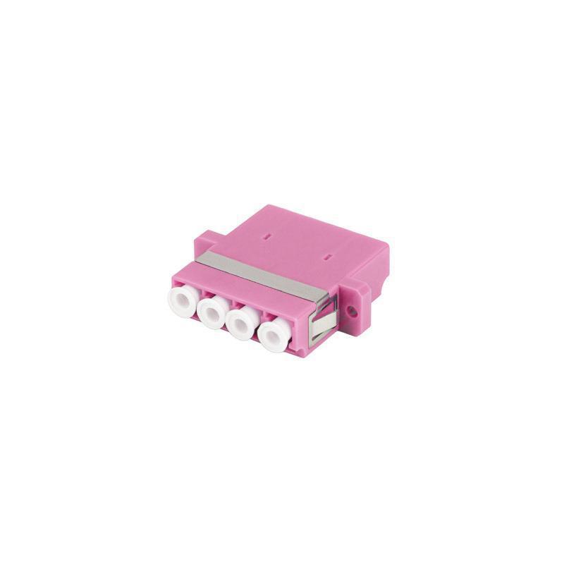 Adapter światłowodowy Lanberg MM LC/UPC QUAD OM4