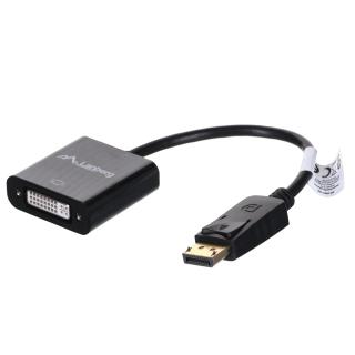 Adapter Lanberg AD-0007-BK (DisplayPort M - DVI-D F 0,10m...