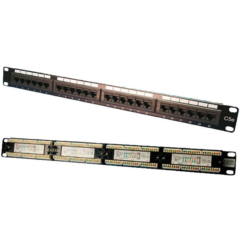 Patch panel LogiLink NP0027 19" 24x RJ45 kat.5e UTP