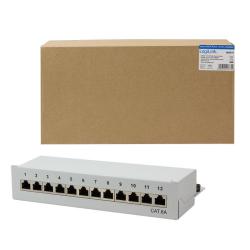 Patch panel stacjonarny LogiLink NP0019 12x RJ45 kat.6A...