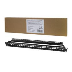 Patch panel 19" LogiLink NK4043 24 x keystone, 1U,...