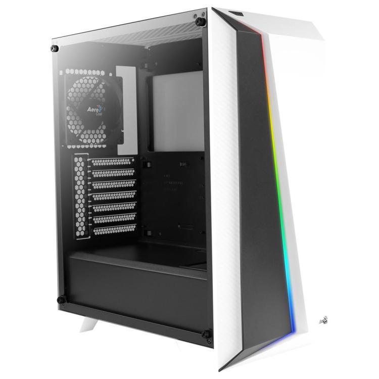 Aerocool Cylon Pro Tempered Glass Midi-Tower - weiß