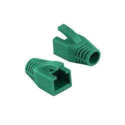 Osłonka wtyku RJ45 LogiLink MP0035G 8mm kat.6 zielony 50szt