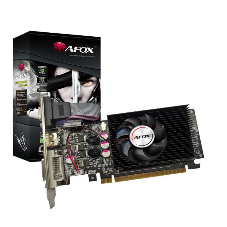 AFOX GEFORCE GT610 1GB DDR3 DVI HDMI VGA LP FAN AF610-1024D3L7-V6