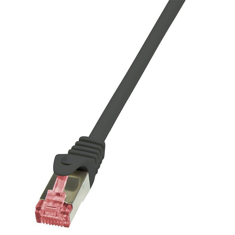 Patchcord LogiLink CQ2023S CAT.6 S/FTP 0,50m, czarny