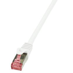 Patchcord LogiLink CQ2031S CAT.6 S/FTP 1m, biały