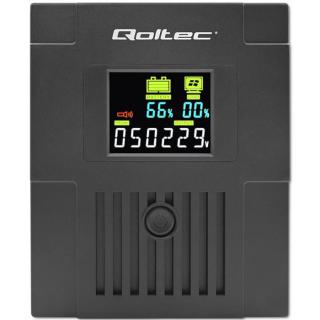 QOLTEC ZASILACZ AWARYJNY UPS LINE INTERACTIVE | MONOLITH | 2000VA | 1200W | LCD | USB