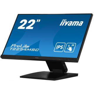 Monitor 21.5 cala T2254MSC-B1AG pojemnościowa 10 punktów, IPS, powłoka AG